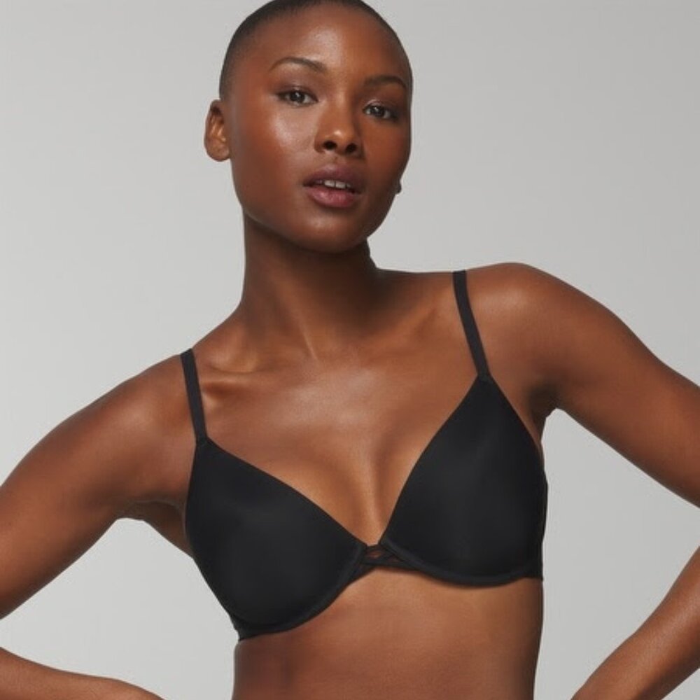 Soma Lightly Lined Plunge Bra - Black